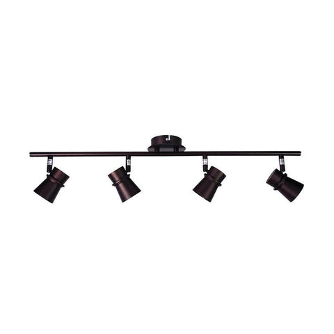 LED Spot Light Quad Adjustable in Bronze or White 70cm Yarra Oriel Lighting - Alpha Lighting & Electrics 