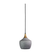 Pendant Light Grey Concrete E27 in 30cm Panto Oriel Lighting - Alpha Lighting & Electrics 