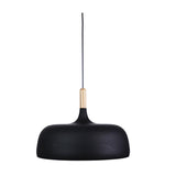 Pendant Light Black or White E27 in 48cm Malt Oriel Lighting - Alpha Lighting & Electrics 