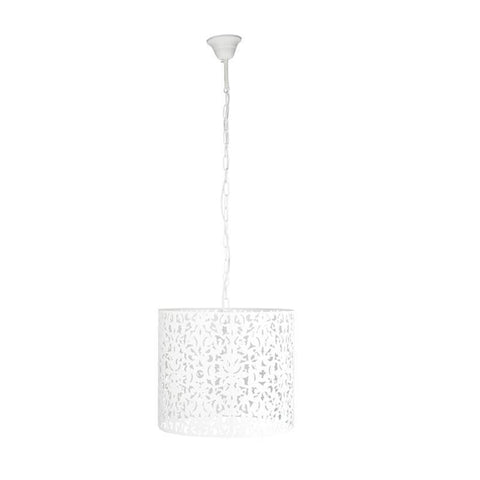 Pendant Light in Black or White B22 35cm or 45cm Vicky Oriel Lighting - Alpha Lighting & Electrics 