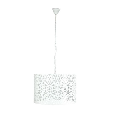 Pendant Light in Black or White B22 35cm or 45cm Vicky Oriel Lighting - Alpha Lighting & Electrics 