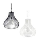 Pendant Light in Black or White B22 45cm Gabby Oriel Lighting | Alpha Lighting & Electrics 
