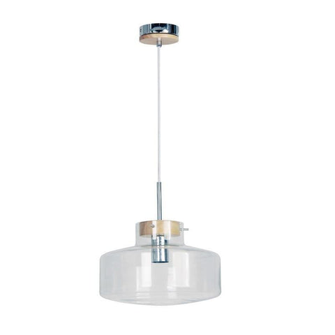 Pendant Light Clear Glass E27 in 17,19 and 30cm Holbeck Oriel Lighting | Alpha Lighting & Electrics 