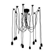 Pendant Light Suspension Frame in Black or White E27 180cm Philly Oriel Lighting - Alpha Lighting & Electrics 