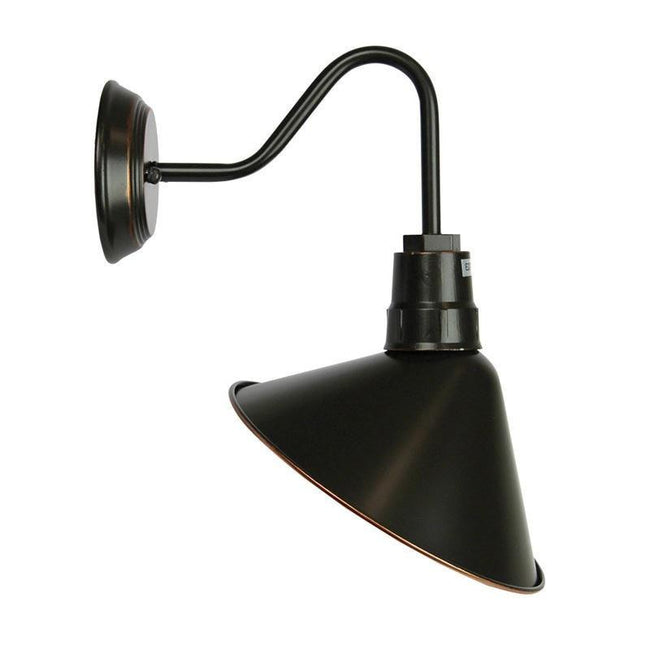 Wall Light E27 in Black or Bronze 32cm Derwent Oriel Lighting - Alpha Lighting & Electrics 