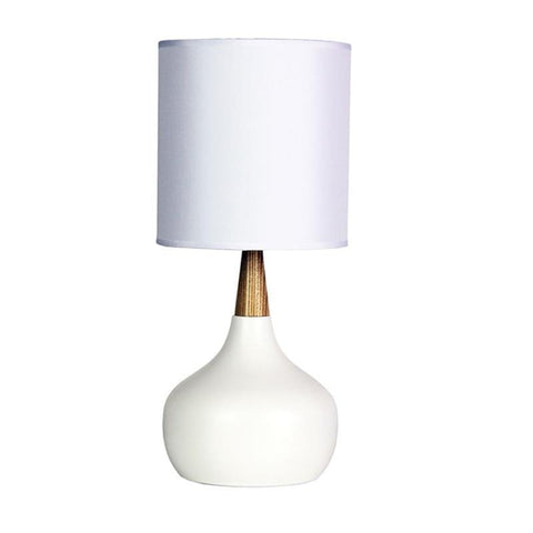 Touch Table Lamp in Black Copper or White E27 46cm Pod Oriel Lighting - Alpha Lighting & Electrics 
