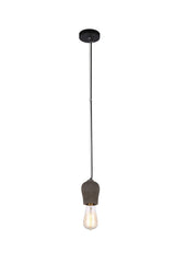 CLA Lighting Pen-Stone Industrial Cement and Iron Pendant 
