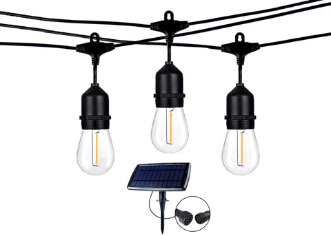 LED Solar Festoon Lights