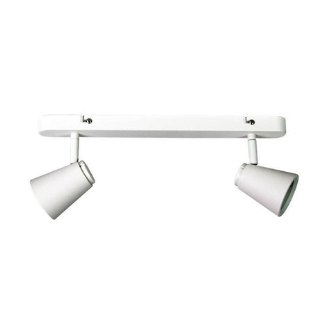 Spot Light Twin Bar White GU10 in 40cm Zoom Oriel Lighting - Alpha Lighting & Electrics 