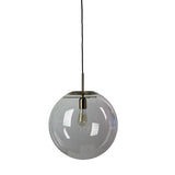 NEWTON.40 Contemporary Clear Glass Pendant Light E27 Oriel Lighting - Alpha Lighting & Electrics 