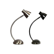 LED Table Lamp Adjustable GU10 6W in Chrome or Gun Metal 37cm Nex Oriel Lighting - Alpha Lighting & Electrics 