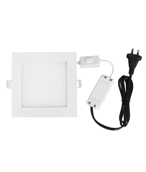 SLICKTRI: LED Dimmable Ultra Slim Tri-CCT Recessed Downlights (Square)