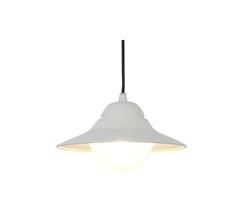 CLA Lighting Spy Exterior Pendant Aluminium in White or Black 