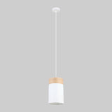 CLA Lighting Tambura Small Oblong Pendant in Black and White 