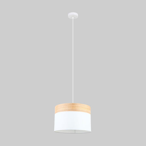 CLA Lighting Tambura Medium Round Pendant in Black and White 