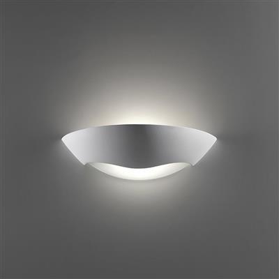 Domus Lighting BF-8259 Ceramic Frosted Glass Wall Light - Raw / E27