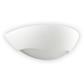 Domus Lighting BF-8259 Ceramic Frosted Glass Wall Light - Raw / E27