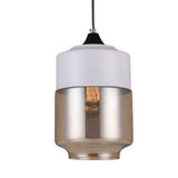 CLA Lighting Casa Amber Glass Jar Pendant 