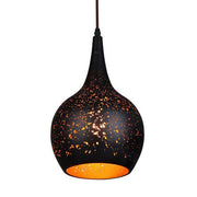 CLA Lighting Celeste Black Bell Metal Pendant 