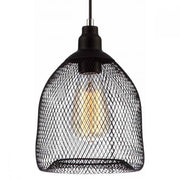 CLA Lighting Cheveux Black Mesh Bird Cage Pendant 