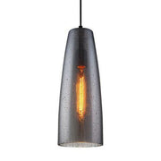 CLA Lighting Chuva Ellipse Pendant Smoke Black 