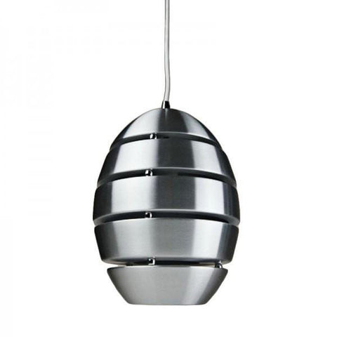 Crius Pendant in Aluminium Metal 34cm She Lights | Alpha Lighting & Electrics 