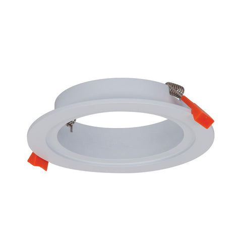 Domus Lighting DECO-13 LED Downlight 140mm adaptor plate - Satin White