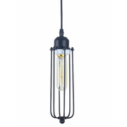 Edison Black Cage Pendant Light