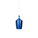 Eva Tall Pendant in Flame Red Metal 36cm She Lights 