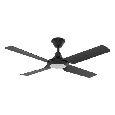 FRESCO 4 BLADE 52" DC IP66 CEILING FAN & LED LIGHT
