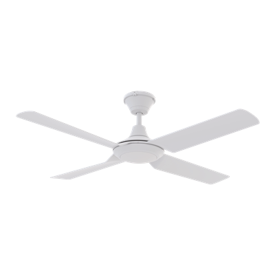 FRESCO 4 BLADE 52" DC IP66 CEILING FAN & LED LIGHT