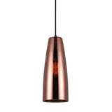 CLA Lighting Lamina Copper Coloured Glass Pendant 