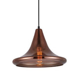 CLA Lighting Lamina Copper Coloured Glass Pendant 