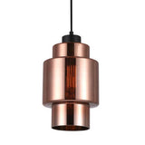 CLA Lighting Lamina Copper Coloured Glass Pendant 