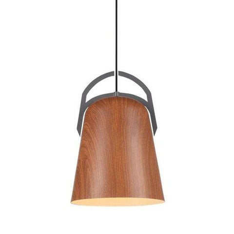 CLA Lighting Legna Salem Oak Ellipse Shaped Pendant 