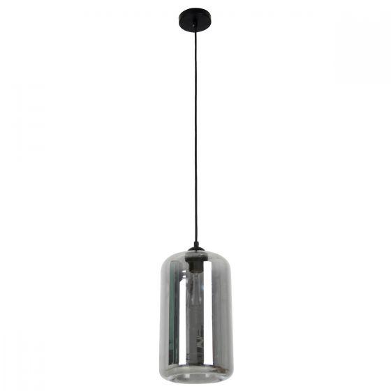 CLA Lighting Mason Oblong Shaped Pendant in Amber Clear and Smoked Glass 