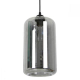 CLA Lighting Mason Oblong Shaped Pendant in Amber Clear and Smoked Glass 
