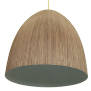 Cacia Pendant Wood Veneer 1 Metal 50cm She Lights | Alpha Lighting & Electrics 