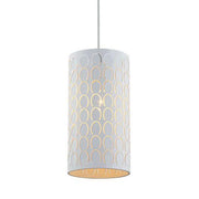 CLA Lighting Modello Embossed Metal Pendant 