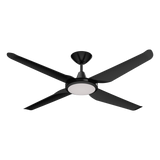 MOTION 4 BLADE 52" DC CEILING FAN WITH LED LIGHT