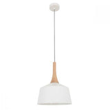 CLA Lighting Nordic Metal and Timber Pendant Small 