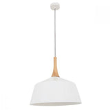 CLA Lighting Nordic Metal and Timber Pendant Medium 