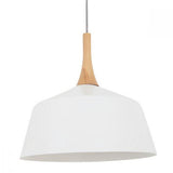 CLA Lighting Nordic Metal and Timber Pendant Medium 