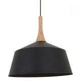 CLA Lighting Nordic Metal and Timber Pendant Medium 