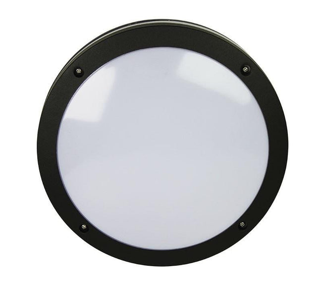 Wall Light Outdoor Plain Black Graphite or White E27 30cm Tonato Oriel Lighting - Alpha Lighting & Electrics 