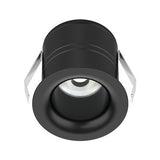 Pico-7 Mini Round 7W Dimmable Led Tricolour IP54 Downlight -Black