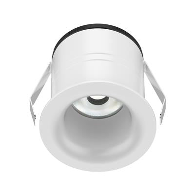 Pico-7 Mini Round 7W Dimmable Led Tricolour IP54 Downlight - White