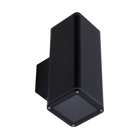 PIPER-2 WALL SQR IP65 E27 PAR30 BLK