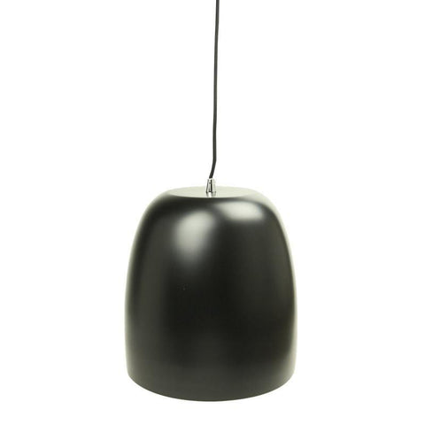Pluto Pendant in Aluminium Matt Black or White Metal 30cm She Lights | Alpha Lighting & Electrics 