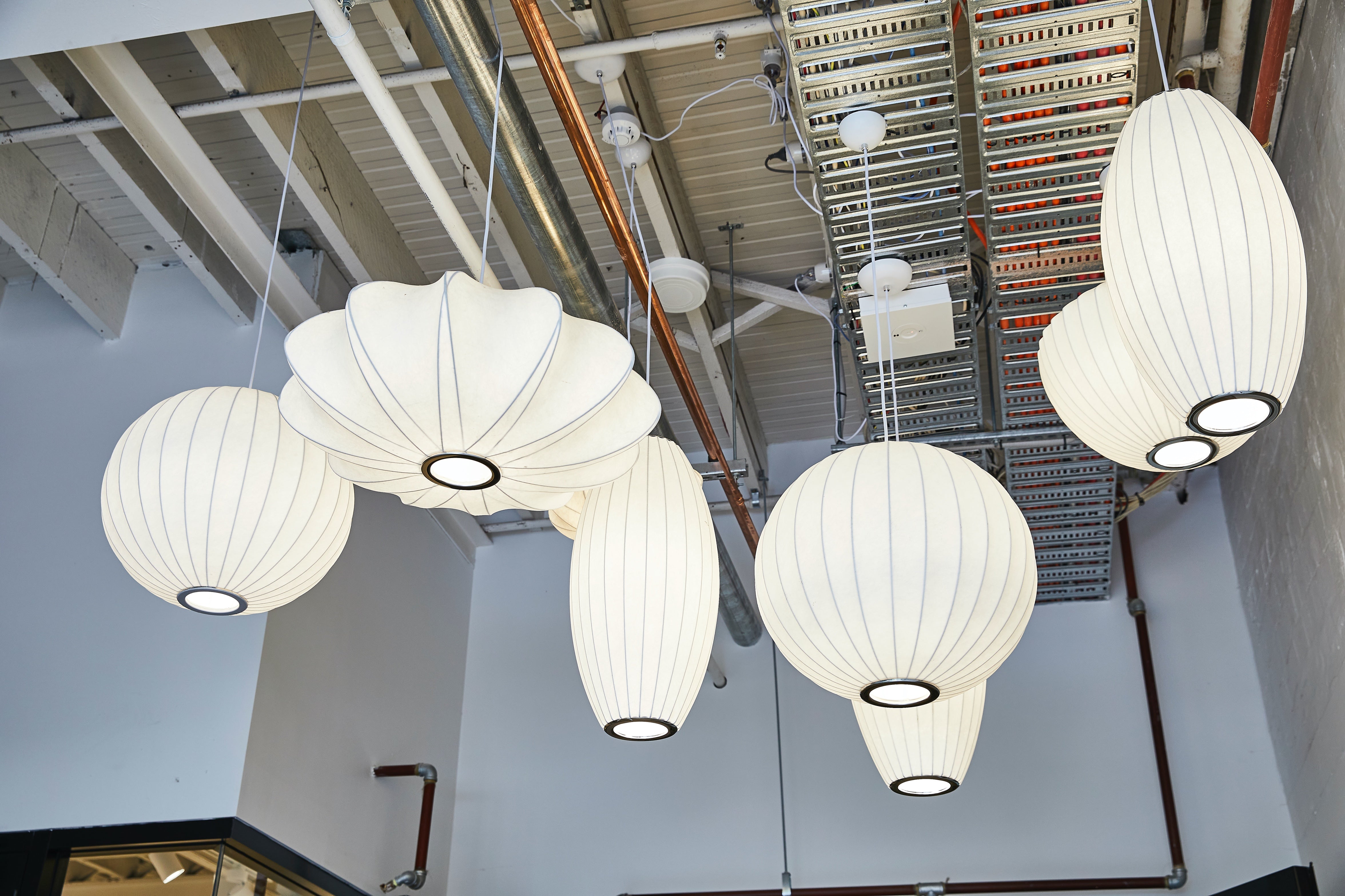 Replica George Nelson Bubble Lamp Criss Cross Saucer Pendant Light ...